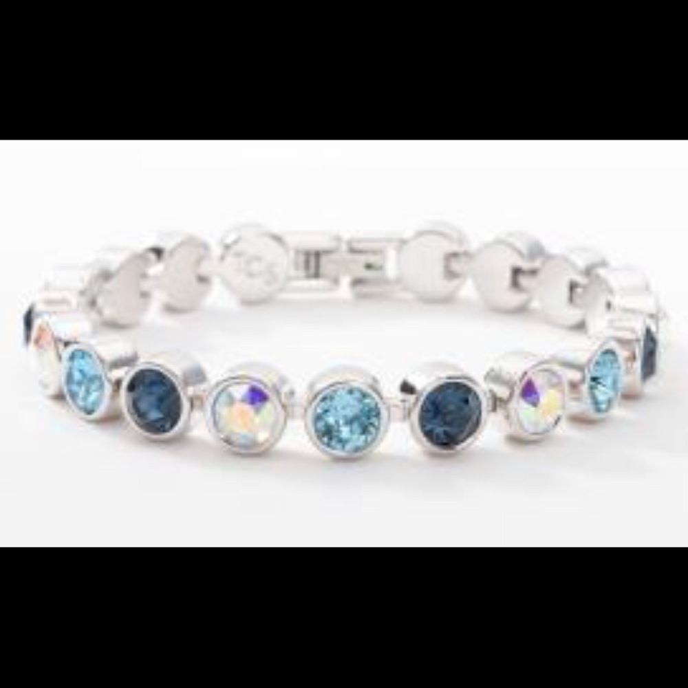 Touchstone Crystal by Swarovski ice bracelet SKY new in box